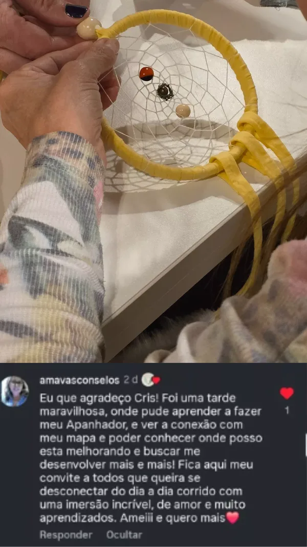 Depoimento de aluna sobre a imersão